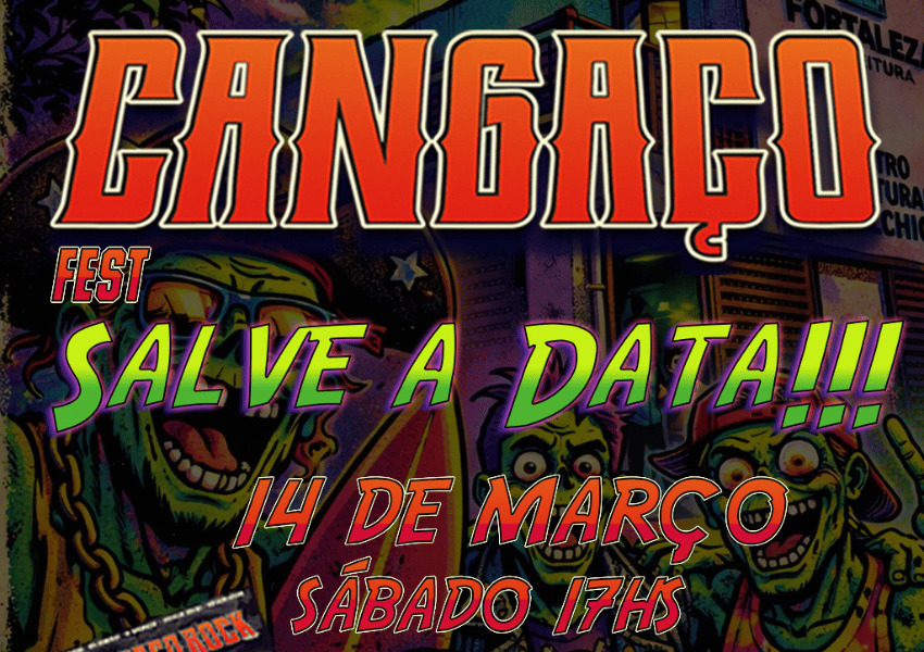 Cangaço Fest celebra a cena underground com lançamento da Revista Cangaço Vol. 2 e show das bandas Corja e Darkside no Centro Cultural Belchior