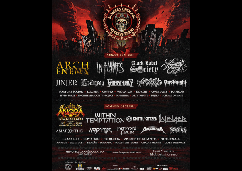 Bangers Open Air 2026: o metal já começou, mas ainda dá tempo de viver esse festival insano