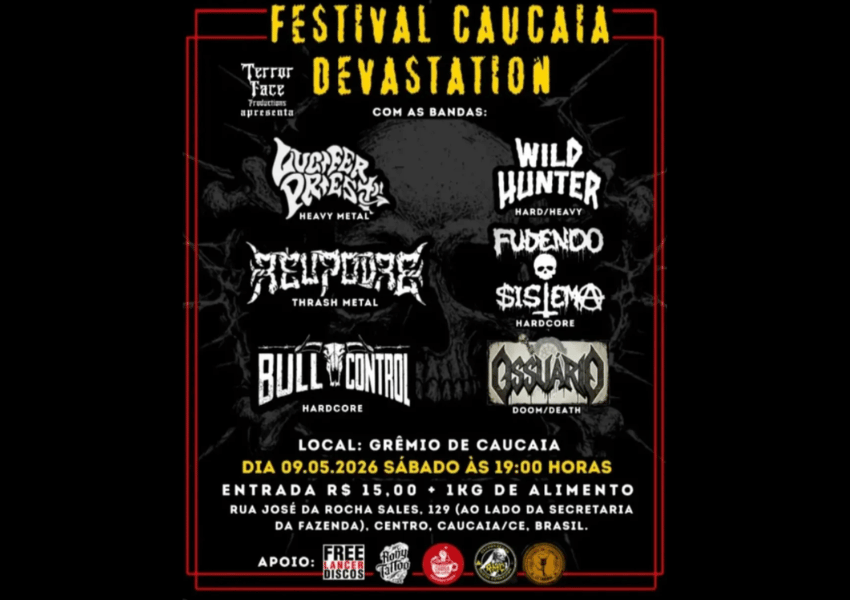 Caucaia Devastation: uma noite de caos e peso extremo no underground