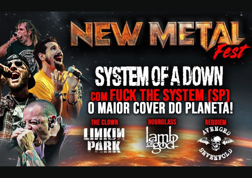 Fortaleza vai tremer: New Metal Fest promete noite insana de clássicos do new metal