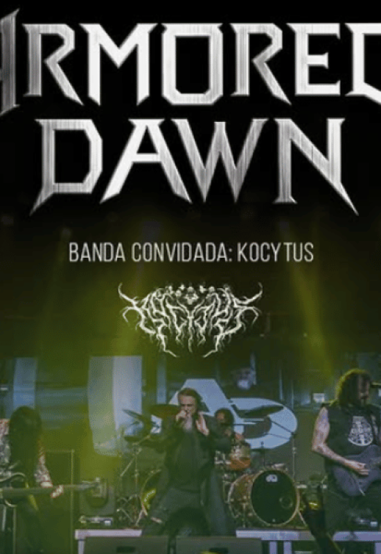 Armored Dawn em Fortaleza: metal nacional, peso e solidariedade em uma noite especial
