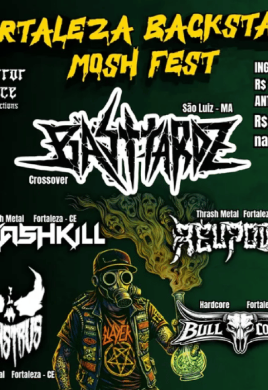 Fortaleza Backstage Mosh Fest promete caos, peso e mosh no Benfica