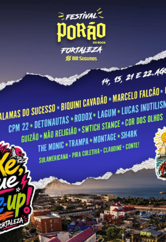 Porão do Rock Fortaleza anuncia line-up histórico e coloca a cidade na rota dos grandes festivais do Brasil