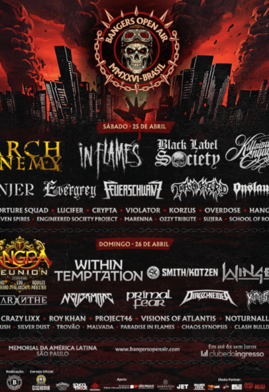 Bangers Open Air 2026: o metal já começou, mas ainda dá tempo de viver esse festival insano